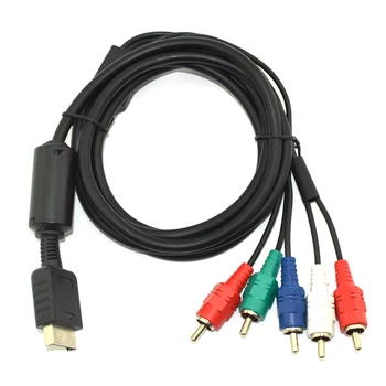 Многокомпонентный AV-кабель длиной 1,8 м, аудио-видео Кабель HD TV для PS2, для PS3, аудио-видео шнур