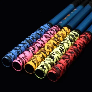 Многоцветная противоскользящая лента для захвата тенниса, бадминтона, спортивная спортивная лента, намотанная на ручку велосипеда, удочку, бейсбольную ракетку, ленту