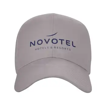 Модная качественная джинсовая кепка с логотипом Novotel, вязаная шапка, бейсболка
