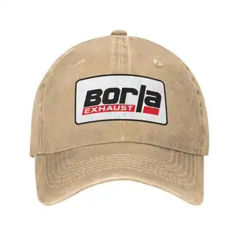 Модная качественная джинсовая кепка с логотипом Borla, вязаная шапка, бейсболка