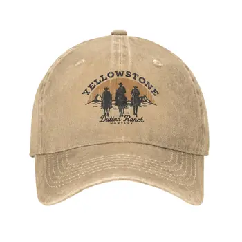 Мужская бейсболка Yellowstone Dutton Ranch, женская бейсболка, ТВ-шоу, потертые Вымытые шляпы, Кепка, Винтажные тренировки на открытом воздухе, Подарочная кепка Snapback