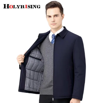 Мужская куртка 7XL, деловая куртка с хлопковой подкладкой, мужское пальто, тренч, осенние повседневные модные пальто с отворотами