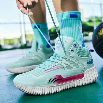 Мужская модная спортивная обувь для активного отдыха на мягкой подошве, прочная и противоскользящая баскетбольная обувь