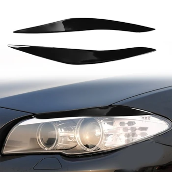 Накладка для бровей и век автомобильных фар 5Series F10 2010-2013 Аксессуары для модификации автомобиля, наклейка для укладки крышки для век