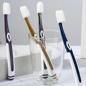 Нано-зубные щетки для взрослых ручные инструменты для ухода за детьми силиконовые детские гибкие перламутровые