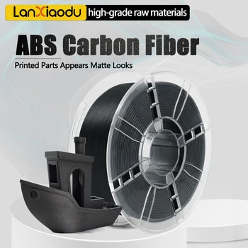 Нить для 3D-принтера Lanxiaodu из углеродного волокна ABS CF 1.75 мм 1 кг Хорошая пластичность, ударопрочность, высокая прочность и жесткость