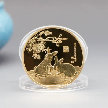 Новая 2023 Новогодняя Памятная Медаль Китайские Монеты