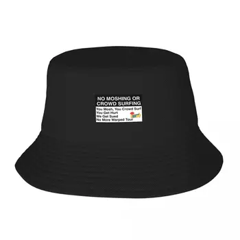 Новая наклейка с надписью Warped Tour No Moshing, Мужская альпинистская шляпа для мужчин и женщин