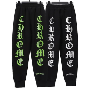 Новые брюки с принтом в стиле готический хип-хоп, уличный хлам, панк Harajuku Y2K, повседневные свободные брюки