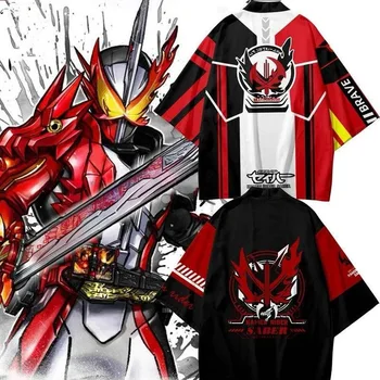Новые костюмы для косплея Всадника в маске, Детское Кимоно Kamen Rider DECADE, пальто Юката Хаори, топ с пятью точечными рукавами для верховой езды Императора.