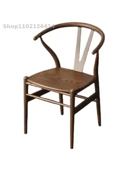 Новый y-образный стул из массива дерева в китайском стиле, скандинавский дизайн дома, спинка для переговоров, чайная комната, стул Taishi, столовая для взрослых