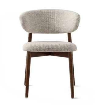 Обеденные стулья для кухонного стула Современный Минималистичный Роскошный Дизайнерский Тканевый Обеденный Гарнитур Мебель для дома