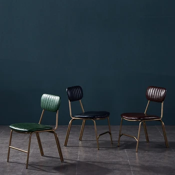 Обеденные стулья с одним паром Оригинальность Дизайна спинки Табурет Обеденные стулья Комфорт Простые Muebles Hogar Salon Furniture B1
