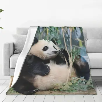 Одеяло Fubao Aibao Panda Fu Bao Из Мягкого Плюша, Фланели, Флиса, Покрывала для Постельных Принадлежностей По Доступным ценам