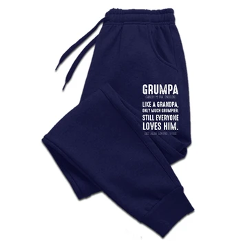 Определение Grumpa Забавный Прадедушка, дедушка, спортивные штаны для дедушек, мужские брюки, мужские брюки, мужские брюки из хлопка Cu