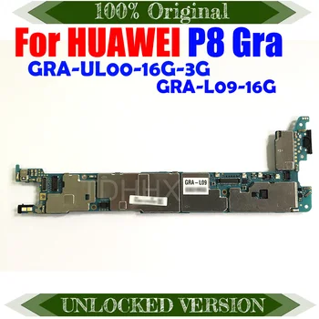 Оригинальная Разблокированная Логическая плата Для HuaWei P8 GRA Материнская Плата Для HuaWei P8 GRA С Полноценными Чипами И Системой Android 16 ГБ МБ