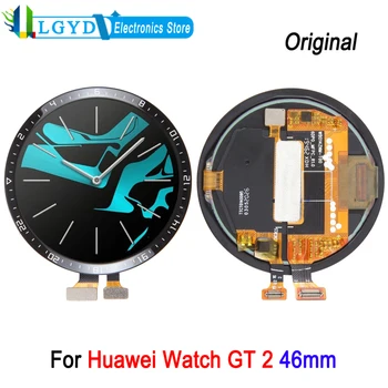 Оригинальный 1,39-дюймовый ЖК-экран для Huawei Watch GT 2, 46-мм дисплей умных часов с цифровым преобразователем, полная сборка, запасная часть
