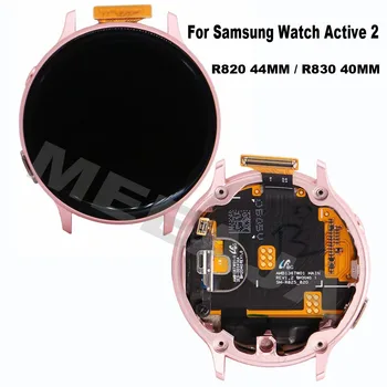Оригинальный Дисплей Часов Для Samsung Watch Active 2 R820 44 мм/R830 40 мм ЖК-дисплей В Сборе С Сенсорной Осыпью И Заменой рамки