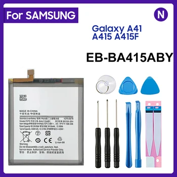 Оригинальный аккумулятор Samsung EB-BA415ABY для Samsung Galaxy A41 A415F, аутентичный аккумулятор для телефона 3500 мАч.