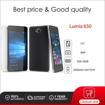 Оригинальный мобильный телефон Lumia 650 8MP 4G 5.0 