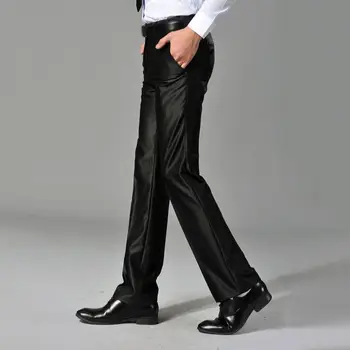Официальные брюки, мужские Весенне-тонкие Осенние Толстые Черно-серые Стрейчевые Деловые Свободные костюмы, Корейские офисные брюки большого размера Z38