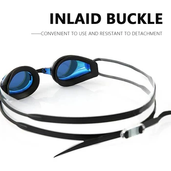 Очки Для плавания унисекс, водонепроницаемые очки для плавания, силиконовая регулируемая пряжка, безопасная мягкая резинка для профессиональных видов спорта