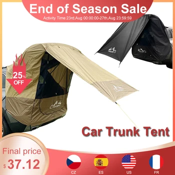 Палатка для багажника автомобиля, Солнцезащитный козырек, Непромокаемый Туристический тент для барбекю на открытом воздухе, кемпинг, Удлинитель хвоста автомобиля, Палатка для кемпинга