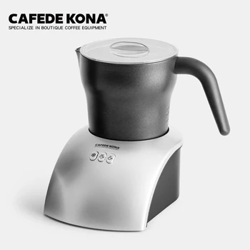 Пароварка CAFEDE KONA из нержавеющей стали, функция нагрева молока, функция вспенивания кофе, Автоматический электрический вспениватель молока