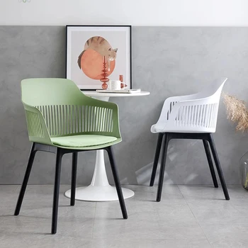 Пластиковые офисные обеденные стулья Кухонные Игровые Эргономичный стол Обеденные стулья для кемпинга Роскошная современная мебель для библиотеки Nordic Sillas