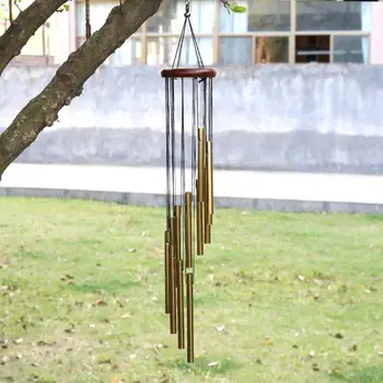 Подвесной ветряной колокольчик Привлекательный подвесной Ветряной звонок из 12 алюминиевых трубок Windbell