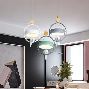 Подвесные светильники Nordic LED Lighting Bird Lamp Подвесной светильник для гостиной, подвесные светильники для кухни, светильники для лофта