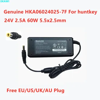 Подлинный адаптер переменного тока Huntkey HKA06024025-7F 24V 2.5A 60W 5,5x2,5 мм для зарядного устройства для монитора