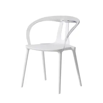 Протираемые Современные обеденные стулья Пластиковые водонепроницаемые Салонные Красивые реплики дизайнерских кресел Cadeira De Jantar Мебель для дома