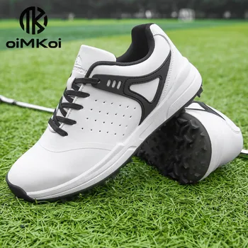 Профессиональная мужская обувь для гольфа OIMKOI Водонепроницаемая и противоскользящая спортивная обувь для гольфа на открытом воздухе