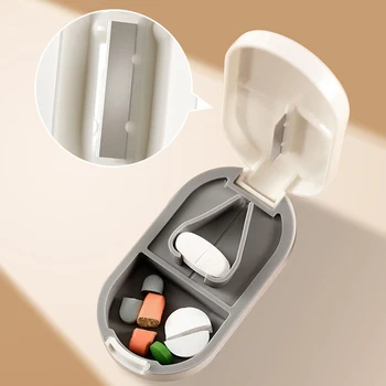 Резак для таблеток, портативная аптечка, моющиеся лекарства, разделитель для таблеток, полезная шлифовальная машина, дозатор лекарств, футляры для таблеток и разделитель