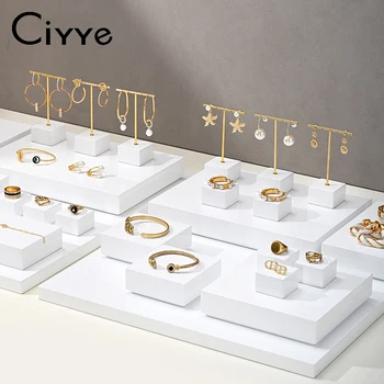 Реквизит для показа ювелирных изделий Ciyye Luxury Block для витрины магазина Серьги Кольца Браслеты Лоток для показа модных ювелирных изделий Выставочный стеллаж