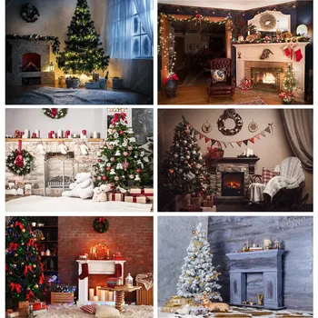 Рождественский тематический фон для фотосъемки, снеговик, рождественская елка, детские портретные фоны для реквизита фотостудии 211114 BLBL-03