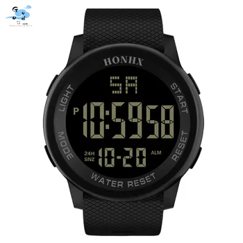 Роскошные мужские аналоговые цифровые военные спортивные водонепроницаемые наручные часы со светодиодной подсветкой, модные, минималистичные и атмосферные мужские часы