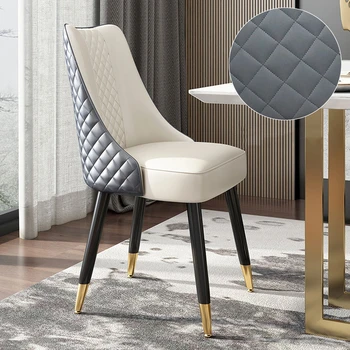 Роскошные обеденные стулья в скандинавском стиле в стиле постмодерн, гостиничные обеденные стулья из массива дерева для отдыха, 4 шт.