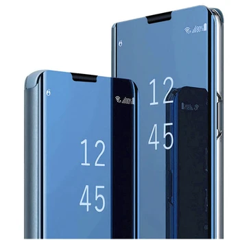 Роскошный Зеркальный Смарт-Чехол Для Xiaomi Redmi Note 12 11 10 9 8 7 Pro Plus 5G Redmi Note 12S 11S 10S 9S 9T 8T Откидная Крышка-Подставка Для Телефона
