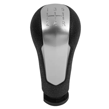 Ручка переключения передач с 5 скоростями, рукоятка рычага переключения передач для Chevrolet Spark 2011-2016 серебристый