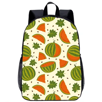 Рюкзак с арбузом, летняя школьная сумка с фруктами, школьные сумки с мультяшными сладкими фруктами, студенческая сумка для девочек-подростков, 16-дюймовая сумка для ноутбука