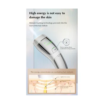 Сапфировый лазер для удаления волос-эпилятор с распознаванием цвета кожи, триммер для бикини с электрической точкой замерзания Depilador, штепсельная вилка ЕС