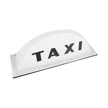 Светодиодная вывеска такси, фонарь на крыше автомобиля мощностью 22 Вт С магнитным основанием, универсальный белый фонарь такси для автомобилей 12 В, энергосберегающий