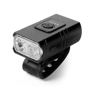 Светодиодная фара Задний фонарь велосипеда Передний для головного света Задний фонарь безопасности езды на велосипеде Flashlig USB Перезаряжаемый Waterp