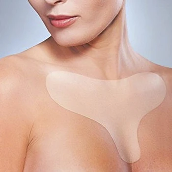 Силиконовый прозрачный Пластырь для удаления Многоразовых морщин, Накладка для груди, Уход за кожей лица, Антивозрастная Подтяжка груди, Пластырь для груди Плоть