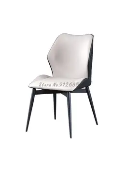 Скандинавский Легкий Роскошный обеденный стул, современный минималистичный Дизайнерский домашний стул со спинкой, Итальянский минималистичный обеденный стол в кафе