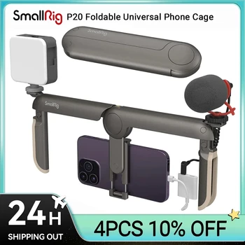 Складная универсальная подставка для телефона SmallRig P20, чехол для видеоприставки для смартфона, стабилизатор, крепление для штатива для iPhone и других телефонов Android
