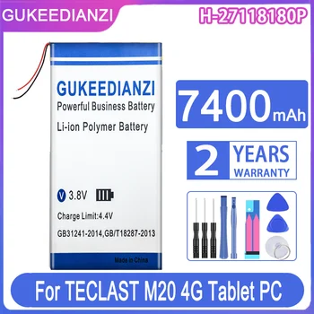 Сменный аккумулятор GUKEEDIANZI H-27118180P 7400 мАч для аккумуляторов планшетных ПК TECLAST M20 4G