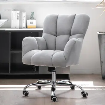 Современные стулья для домашнего офиса Креативное кресло с удобной спинкой Офисная мебель Подъемное кресло для домашнего компьютера Поворотное игровое кресло D